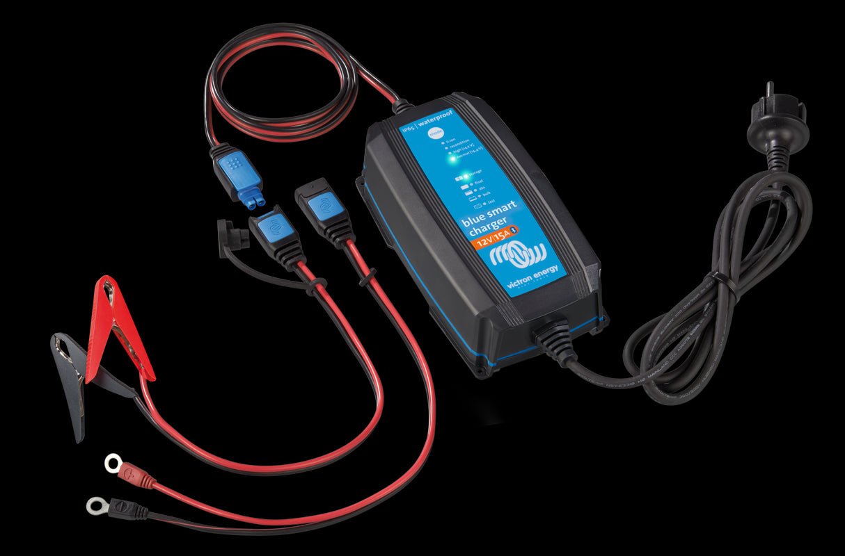 VICTRON Blue Smart IP65 Batterilader 12V 15A m/Bluetooth