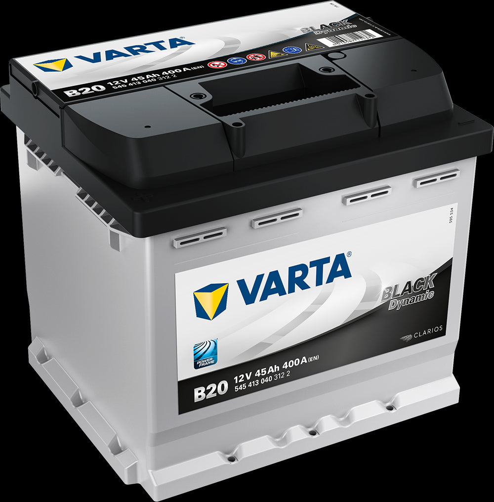 VARTA Black Dynamic Batteri 12V 45AH 400CCA (207x175x190/190mm) +venstre B20
