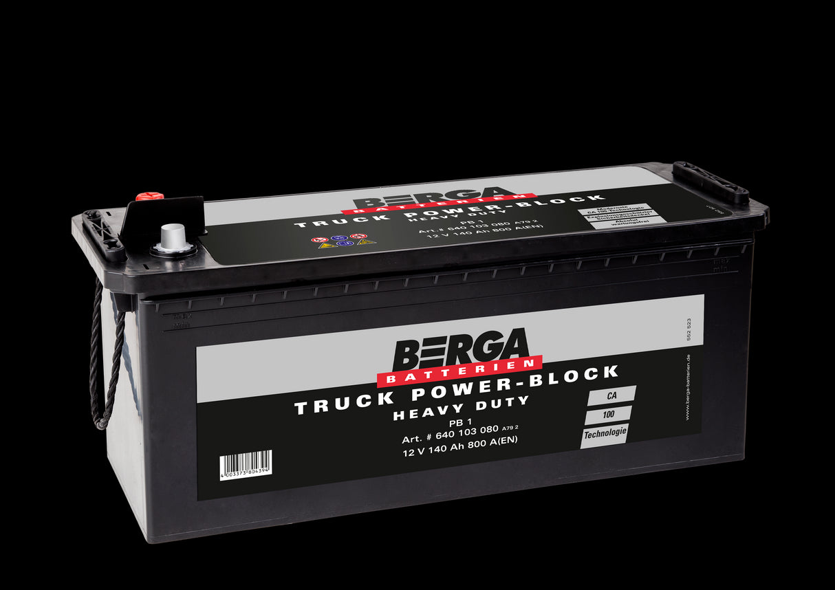 BERGA Truck Power Block12V 140AH 800CCA (513/189/223mm)