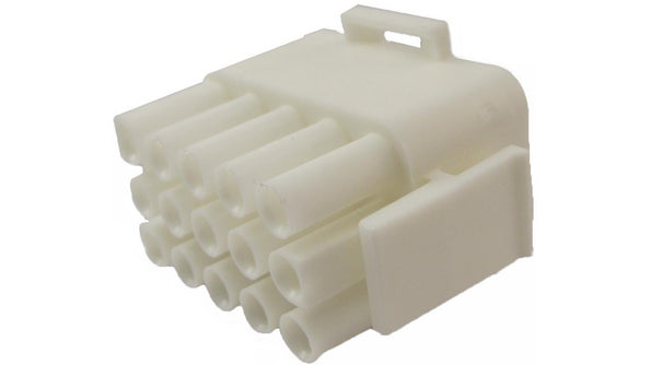 Plugghus, Rett, 6.35 mm, 15 Pole, TE Connectivity