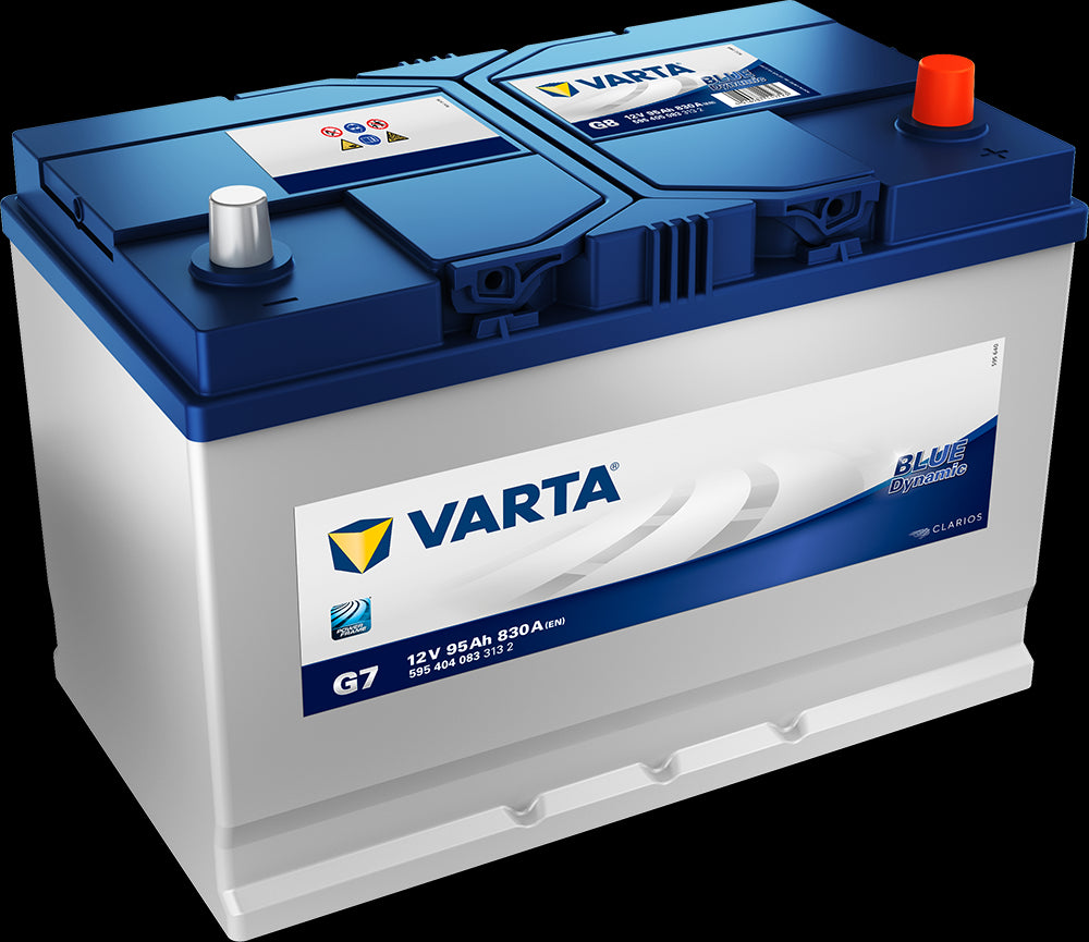 VARTA Startbatteri Blue Dynamic 12V 95AH 830CCA (306x173x200/225mm) +høyre G7