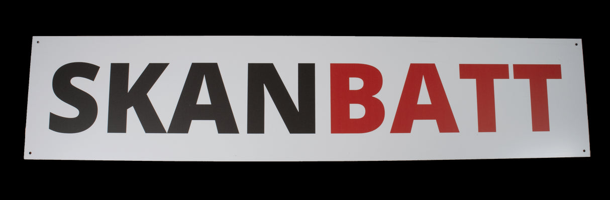 SKANBATT Skilt 220 x 48cm- Til utendørs bruk