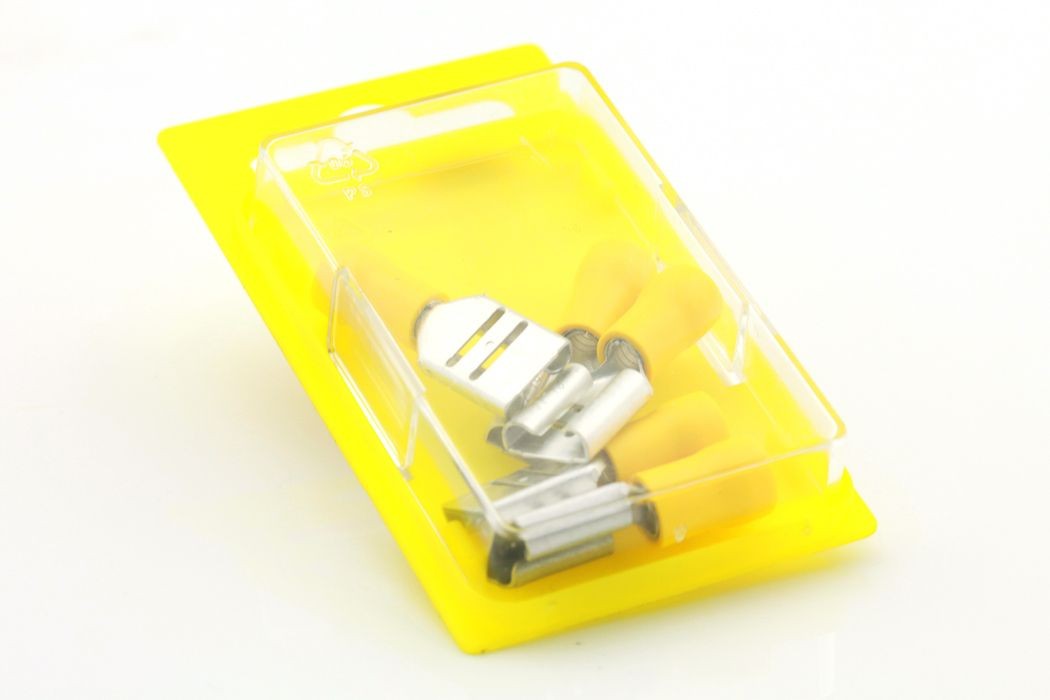 Kabelsko 555YLW - 5stk Blister gul