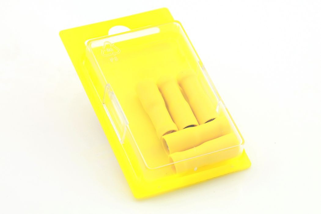 Kabelsko 849YLW - 5stk Blister gul