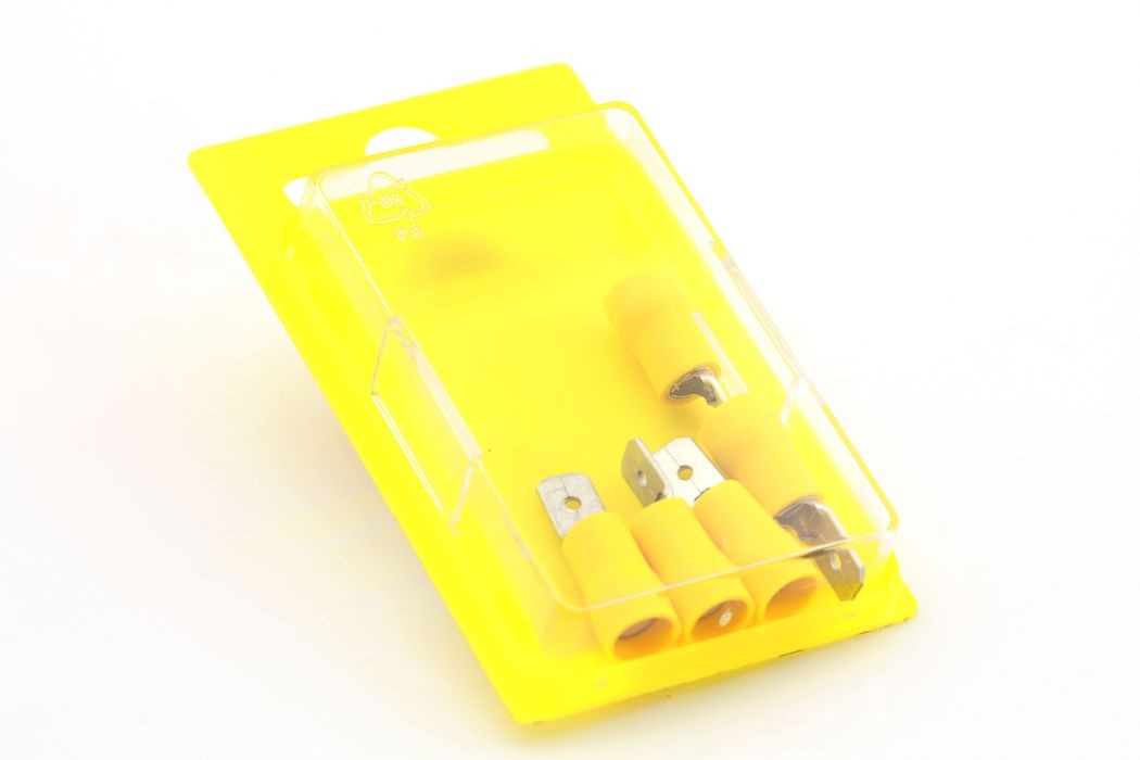 Kabelsko 840YLW - 5stk Blister gul