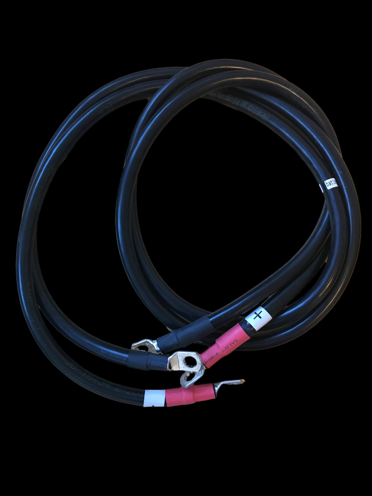 Batterikabel 2x50mm2 m/8mm 140cm