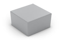 Plastlokk Utvendig 50x50 Grå