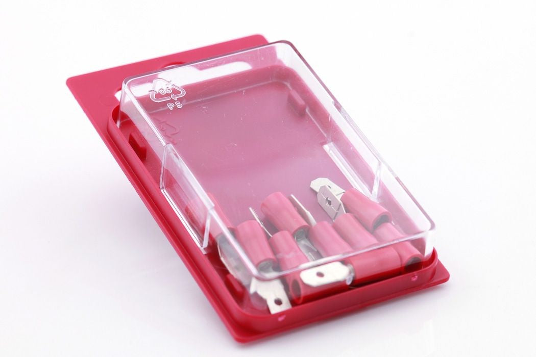 Kabelsko 187RED- 10stk Blister rød