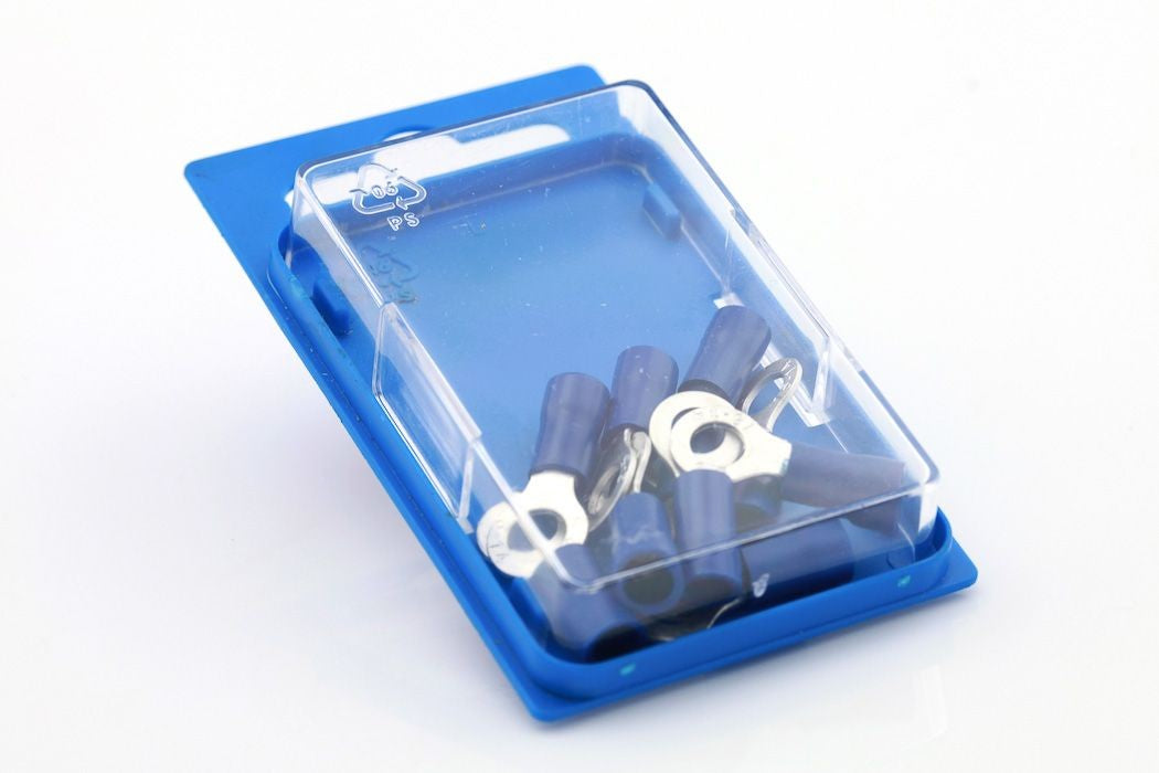 Kabelsko 655BLU - 10stk Blister blå