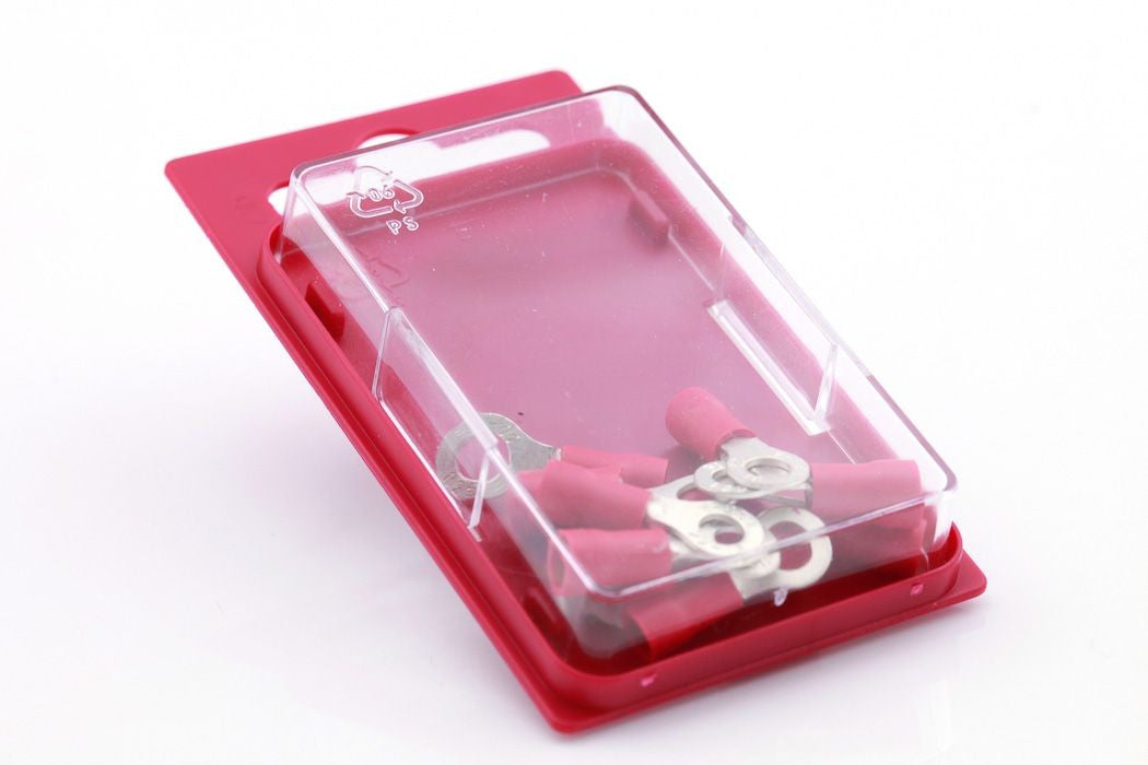 Kabelsko 634RED - 10stk Blister rød