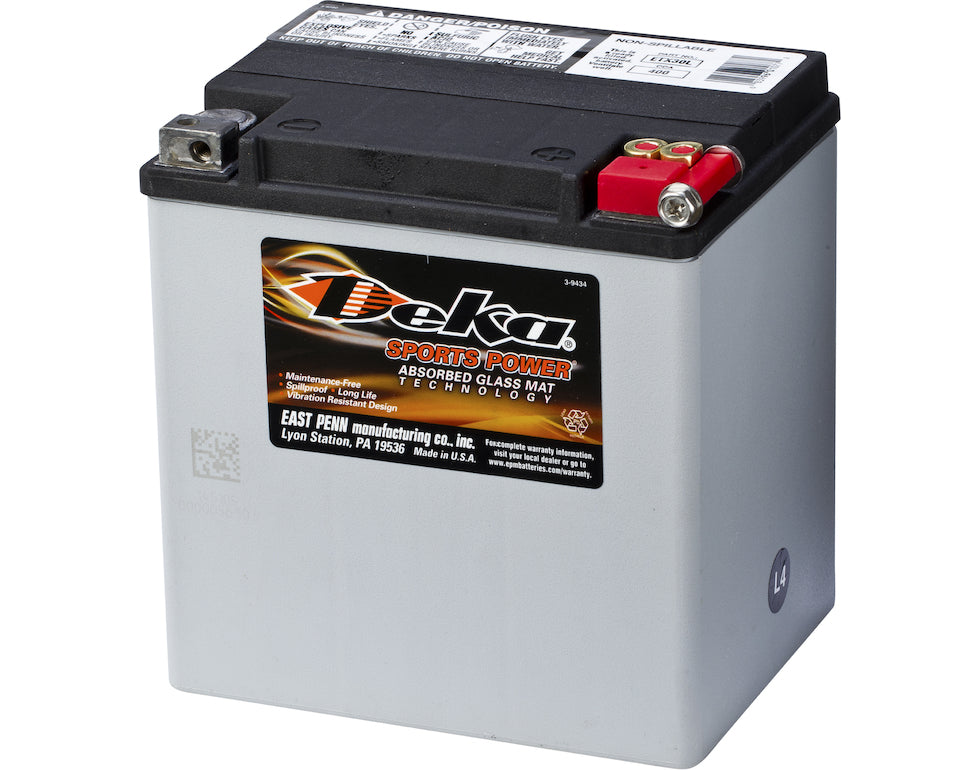 DEKA MC Batteri 12V 26AH 400CCA (168x131x176mm) +høyre (530905)