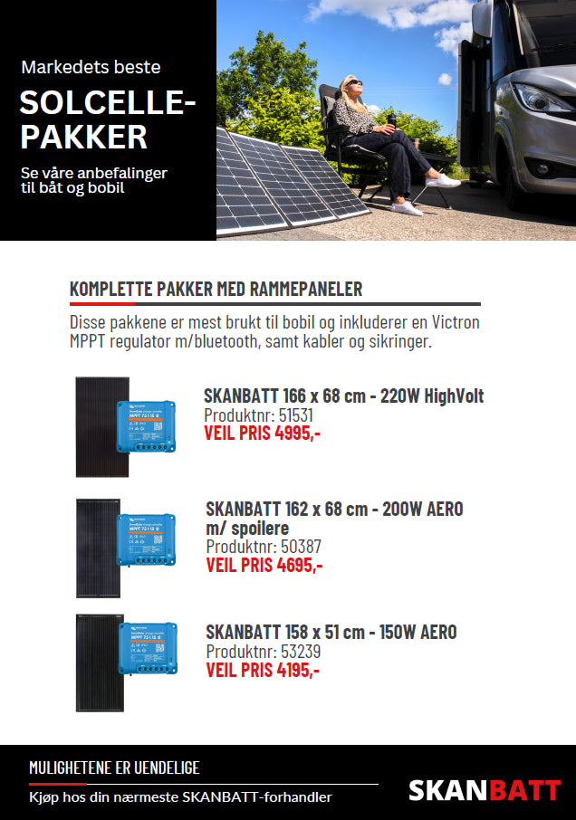 Skanbatt solcellepakker Folder A5