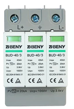 DC overspenningsvern DIN montasje, 40KA