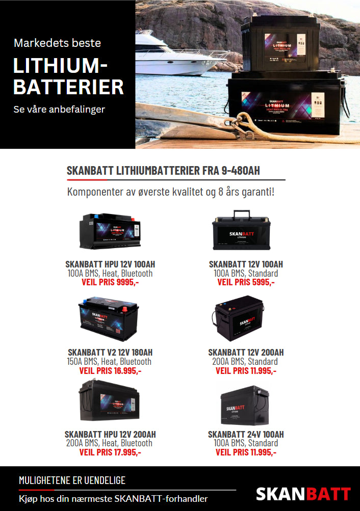 Skanbatt lithiumbatterier Folder A5