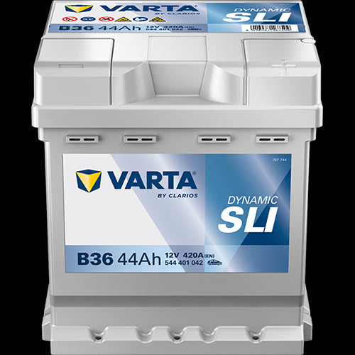 VARTA Dynamic SLI Batteri 12V 44AH 420CCA (175x175x190/190mm) +høyre B36