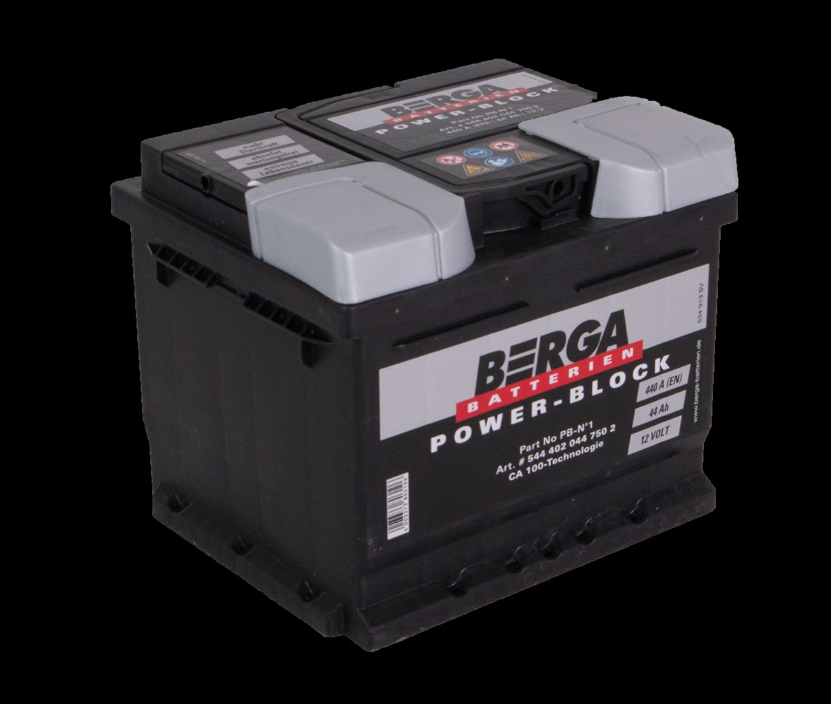 BERGA Power Block 12V 44AH 440CCA (207/175/175mm)