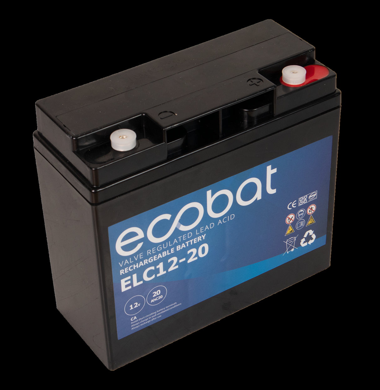 ECOBAT ELC12-20 AGM Batteri 12V 20AH (RT12180)