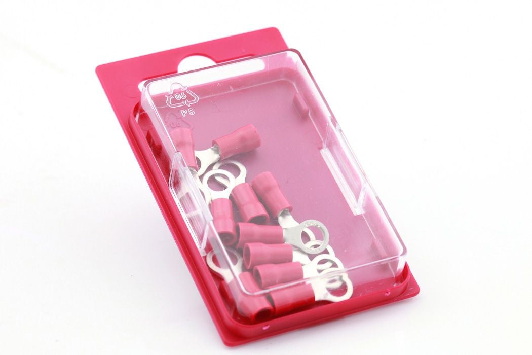 Kabelsko 635RED - 10stk Blister rød