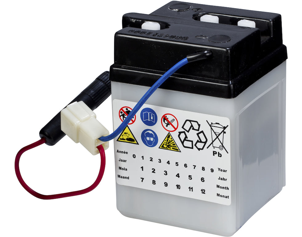 MC Batteri 6V 4AH 24CCA (71x71x105) +venstre | 6N4C-1B