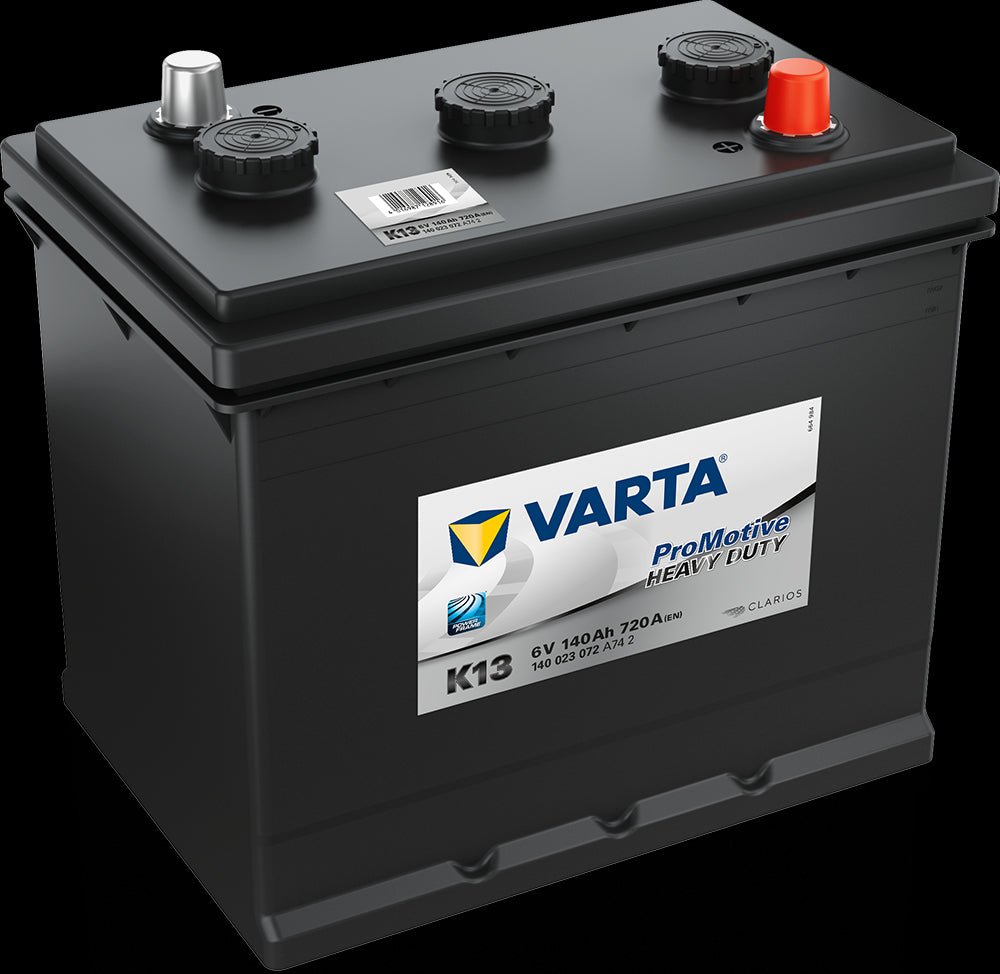 VARTA Promotive HD Batteri 6V 140AH 720CCA (260x175x236mm) +diagonalt K13