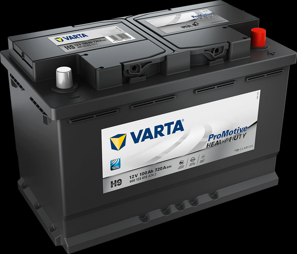 VARTA Promotive HD Batteri 12V 100AH 720CCA (313x175x190/205mm) +høyre H9