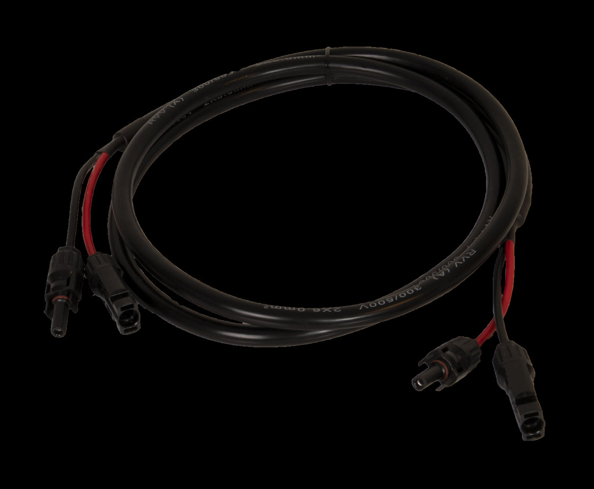 PV Kabel skjøt 2m (MC4 hann + MC4 hunn)