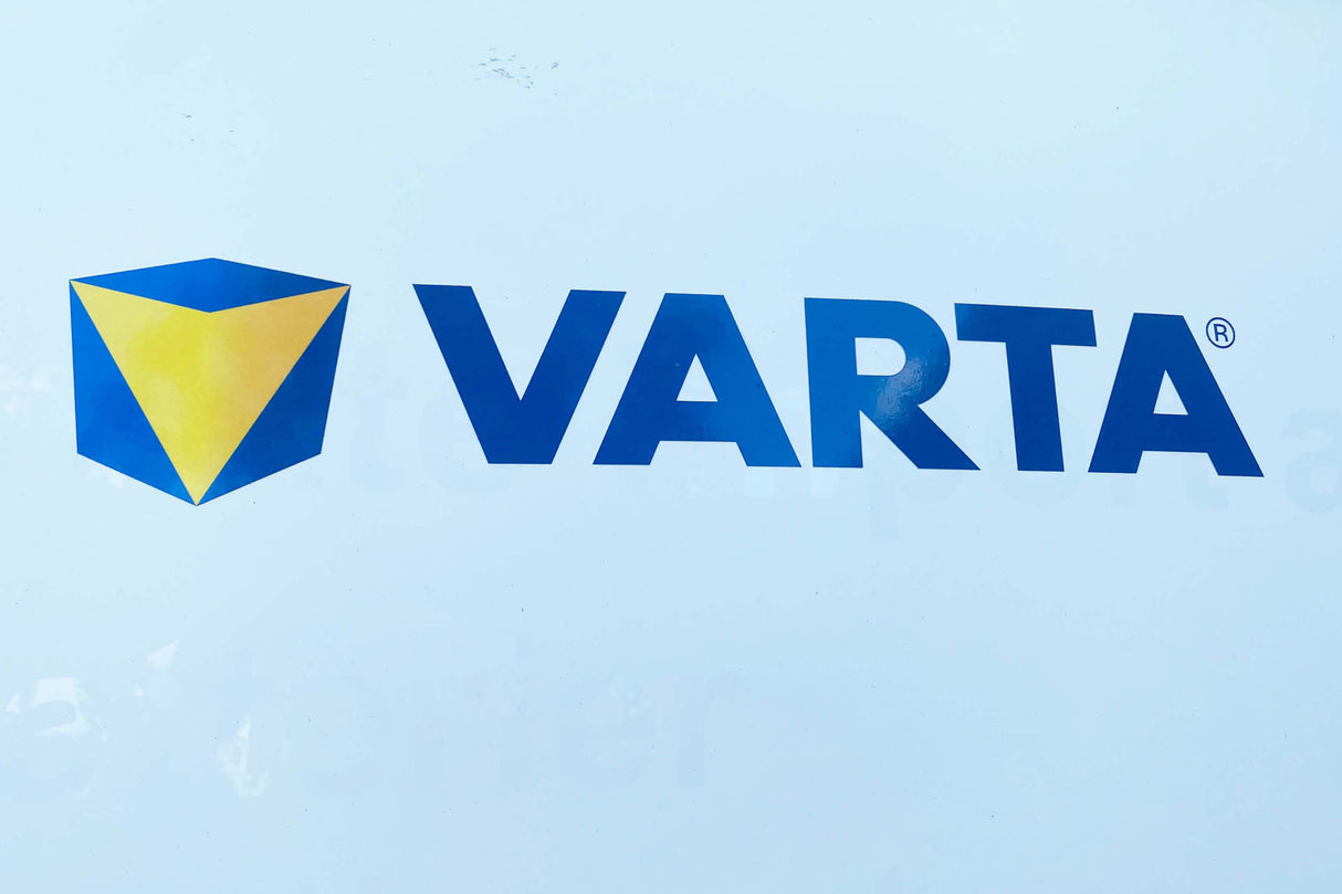 'VARTA' folie blå 45x9 cm