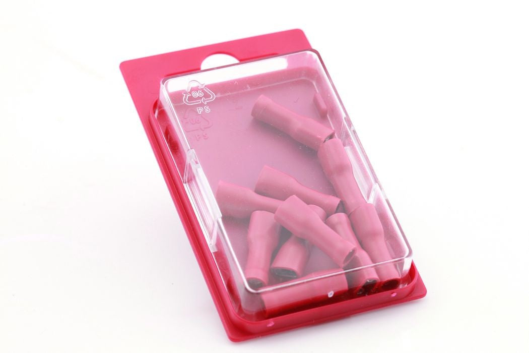 Kabelsko 1741RED - 10stk Blister rød