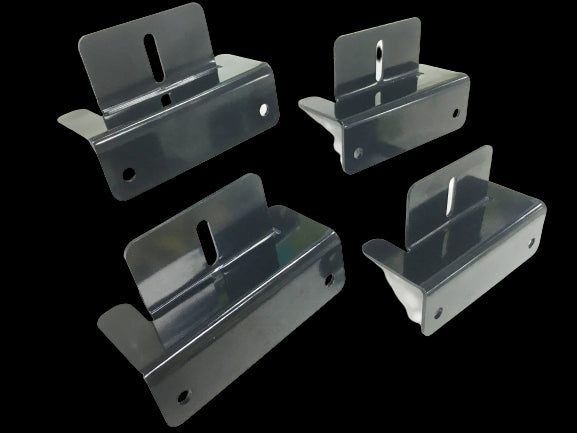 Festebrakett til solcelle universal (enkel type-sort)