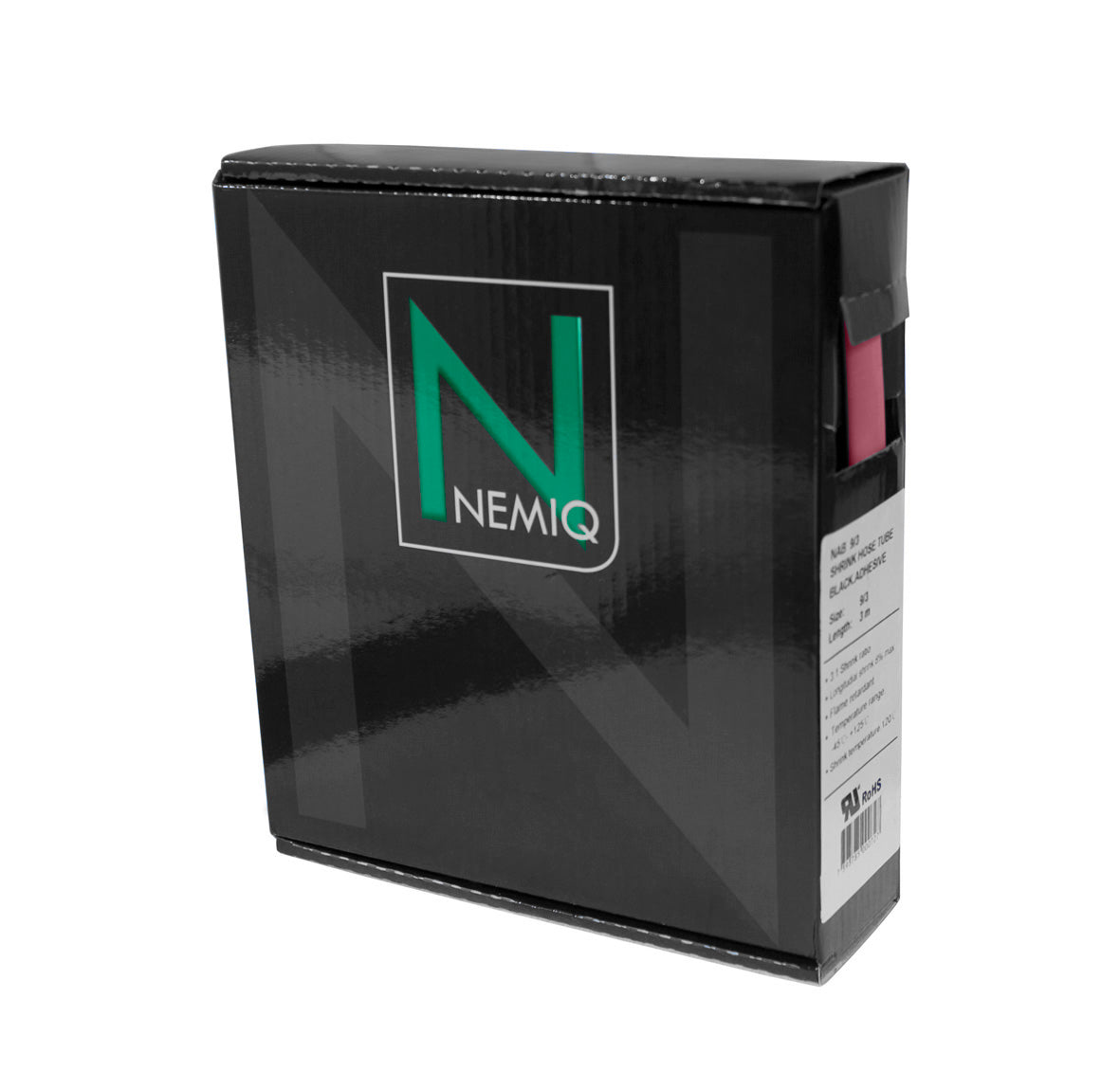 Krympeslange u/lim 6,4mm 2:1 - 10m i eske