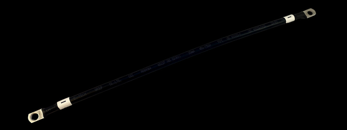 Batterikabel 25mm2 m/8mm 40cm - MINUS