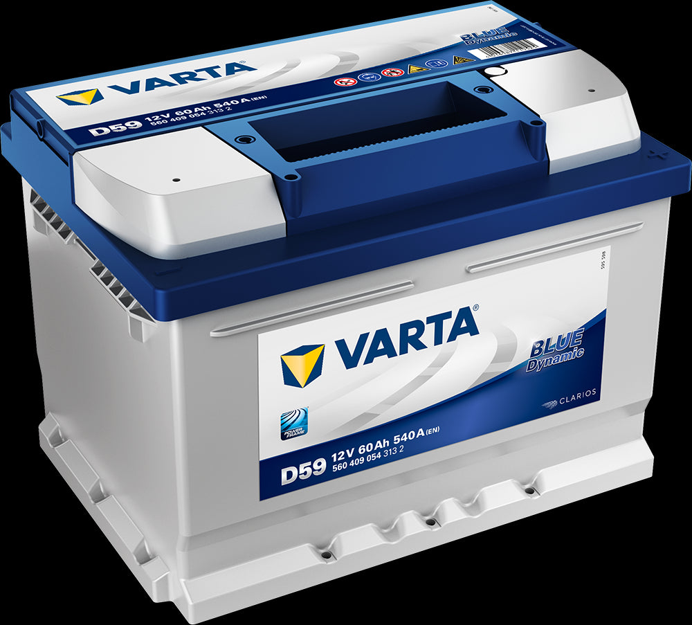 VARTA Blue Dynamic Batteri 12V 60AH 540CCA (242x175x175/175mm) +høyre D59