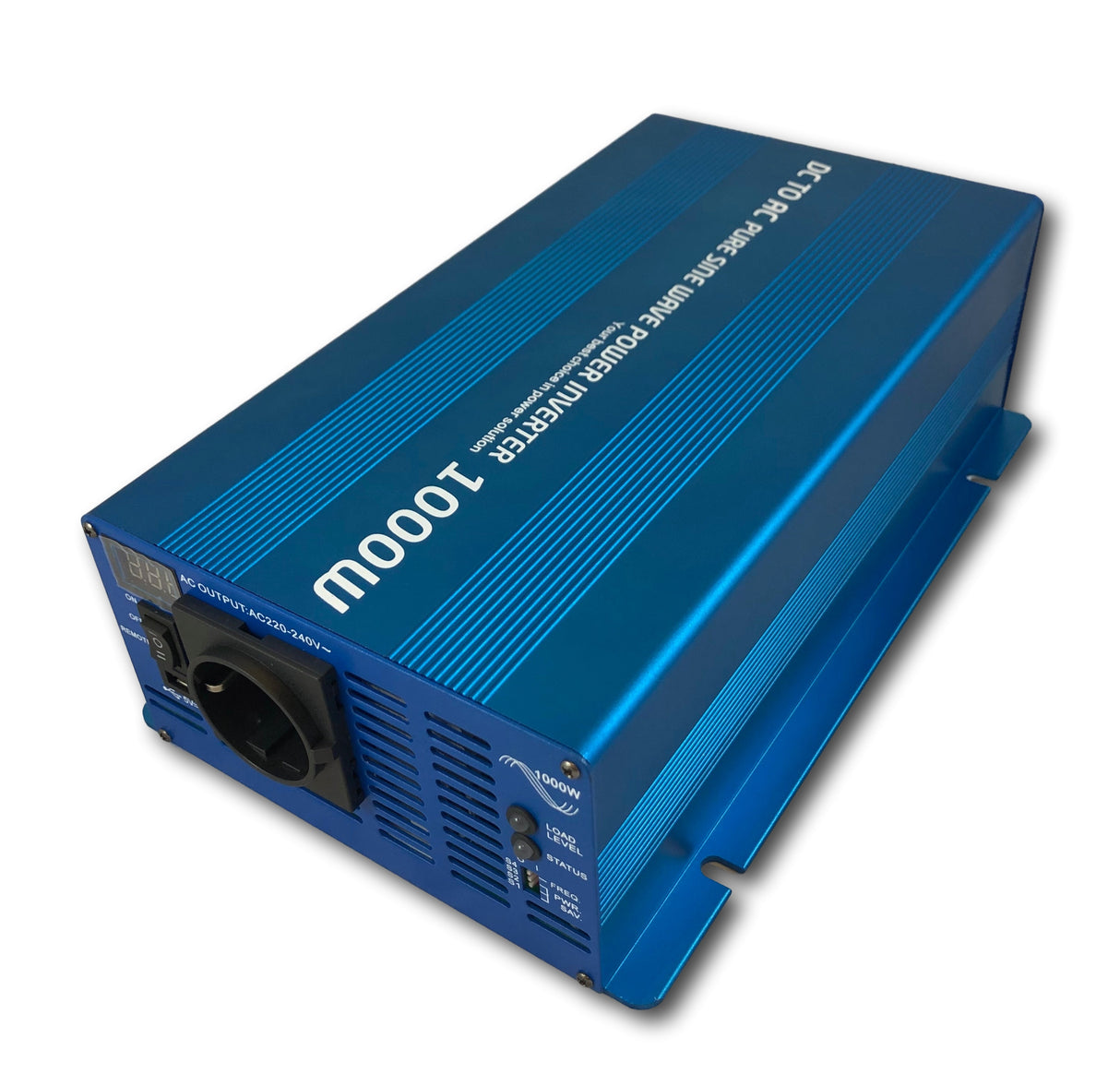 INVERTER 48V 1000W Ren Sinus m/fjernkontroll