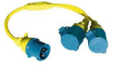 Splitter Cord 16A/250V CEE/2xCEE