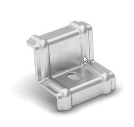 Endeklemme Flate tak uten t-bolt