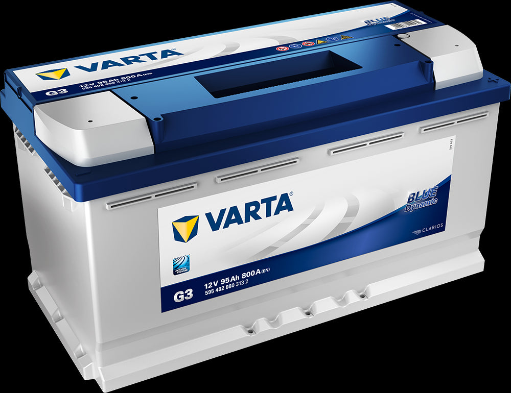 VARTA Blue Dynamic Batteri 12V 95AH 800CCA (353x175x190/190mm) +høyre G3