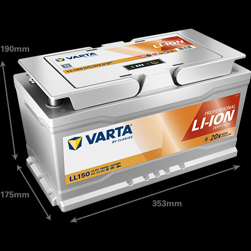 Varta Lithium LL150 12V 150Ah - Bluetooth (353x175x190mm)