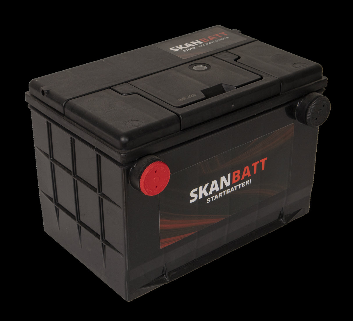 SKANBATT Startbatteri 12V 80AH 800CCA (260x179x180/180mm) +venstre