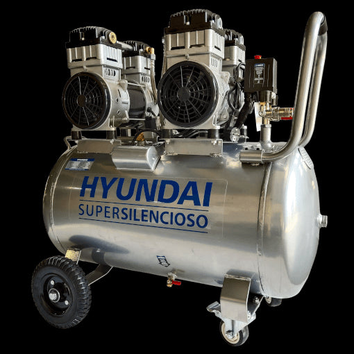 HYUNDAI HYAC100-3S Stillegående kompressor 100l / 2200W