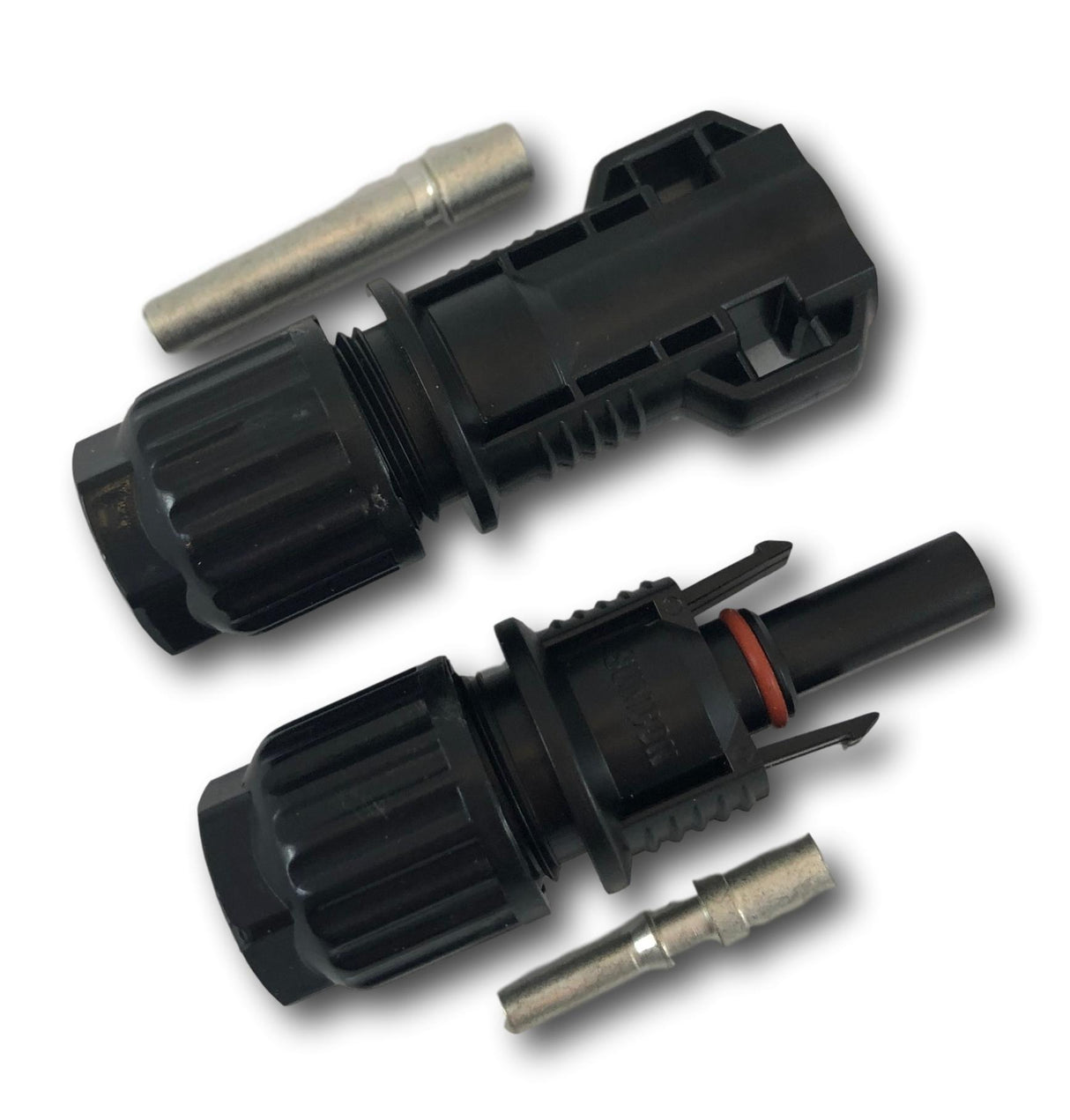 Kontakt til solcellepanel (par) MC4 for 10mm2 kabel