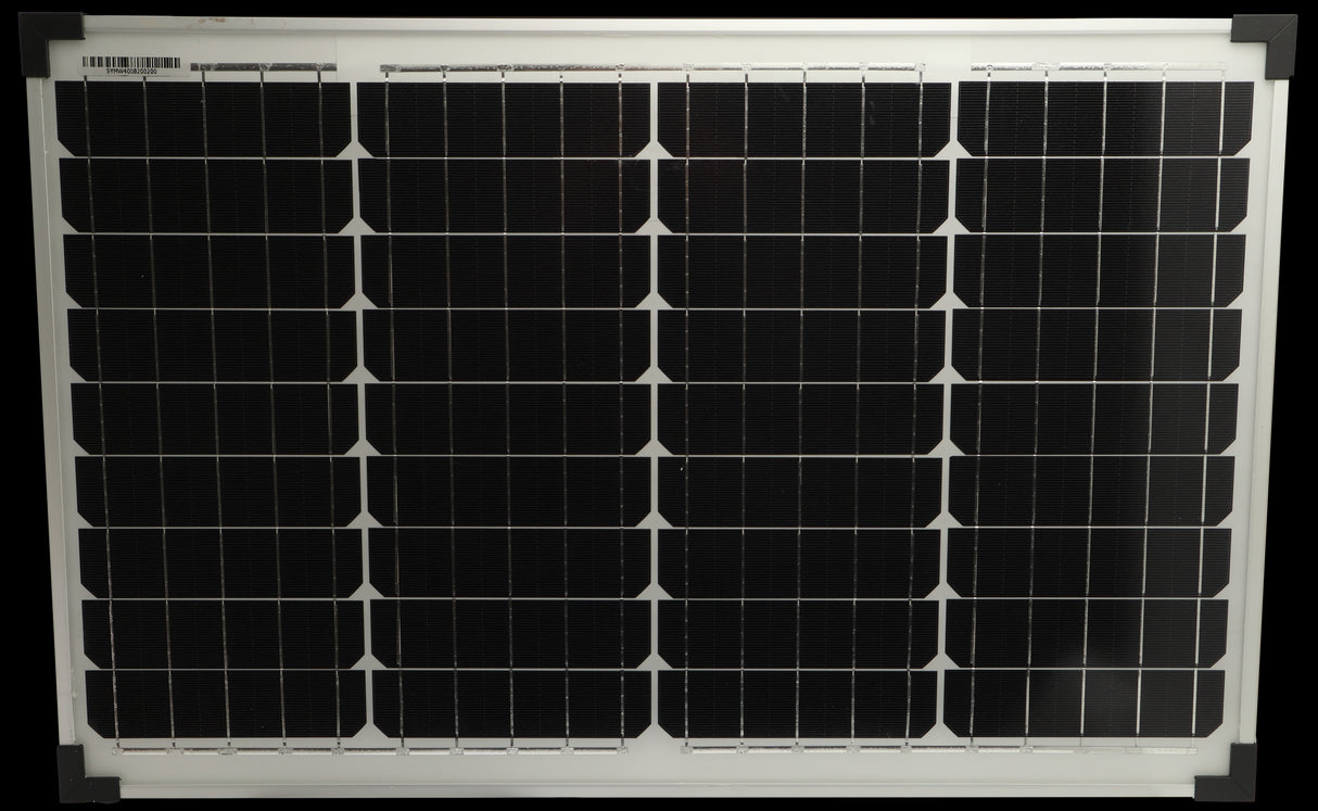 Solcellepanel 40W - Monocrystalline - 670x430x30mm