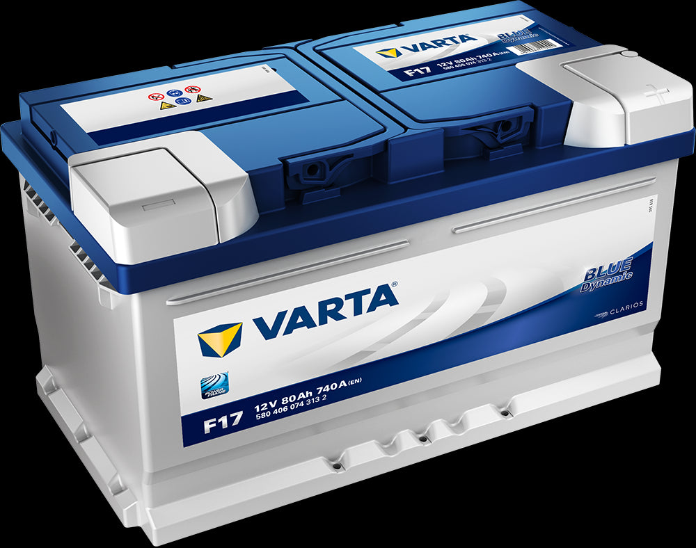VARTA Blue Dynamic Batteri 12V 80AH 740CCA (315x175x175/175mm) +høyre F17